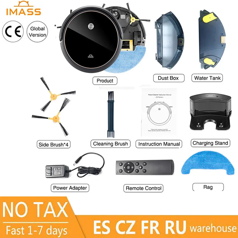 

IMASS Robot Intelligent Home Anti-drop Electric Automatic Charging Lazy Sweeping Machine Sweeping Artifact Various Cleaning Mode
