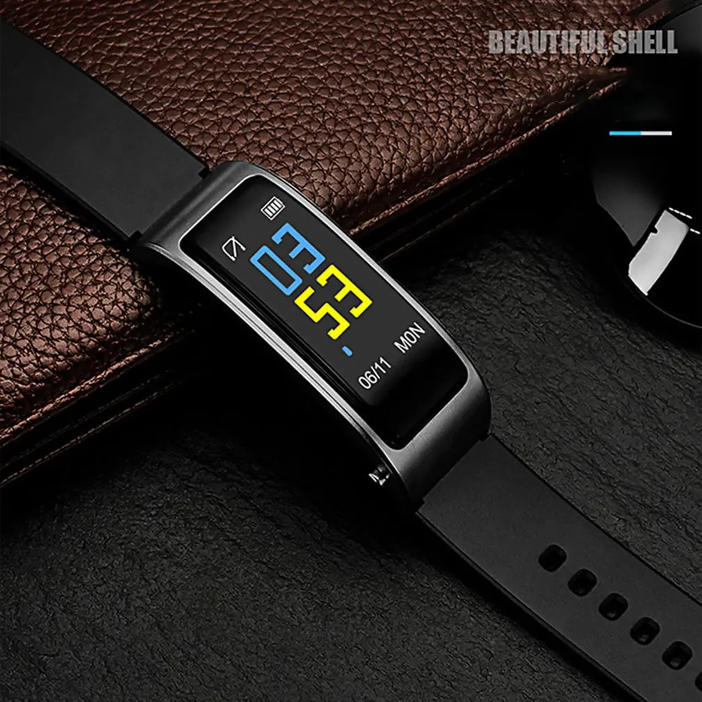 Smart Bracelet Y3 Wristband Waterproof Touch Screen Wireless Control Fitness Pedometer For Sport With Heart Rate Function