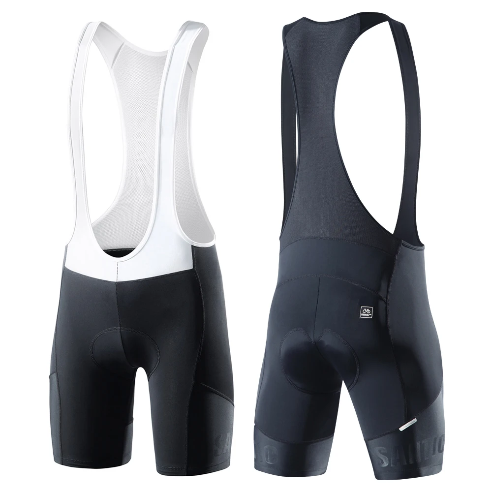 Online Pantalones cortos de Ciclismo para hombre Santic Ciclismo fresco acolchado Ciclismo MTB pantalones cortos de verano carretera Ciclismo fondo de bicicleta K7MC033