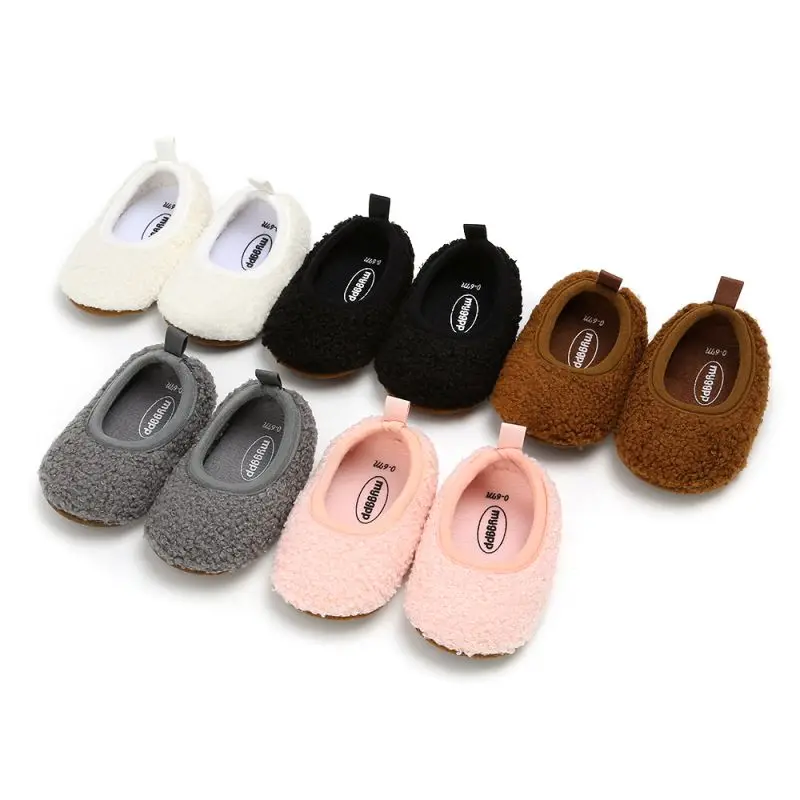  New New Winter Baby Boy Girl Warm Shoes Anti-Slip Casual Walking Cute Shoes Sneakers Soft Soled Lov