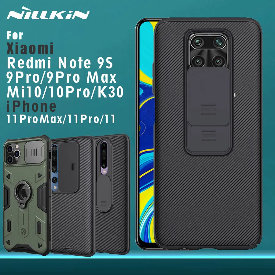 NILLKIN для Xiaomi Redmi Note 9S 9 Pro Max 9 S Mi 10 Pro Redmi K30 iPhone 11 Pro Max задняя крышка чехол CamShield Защита камеры| |   | АлиЭкспресс