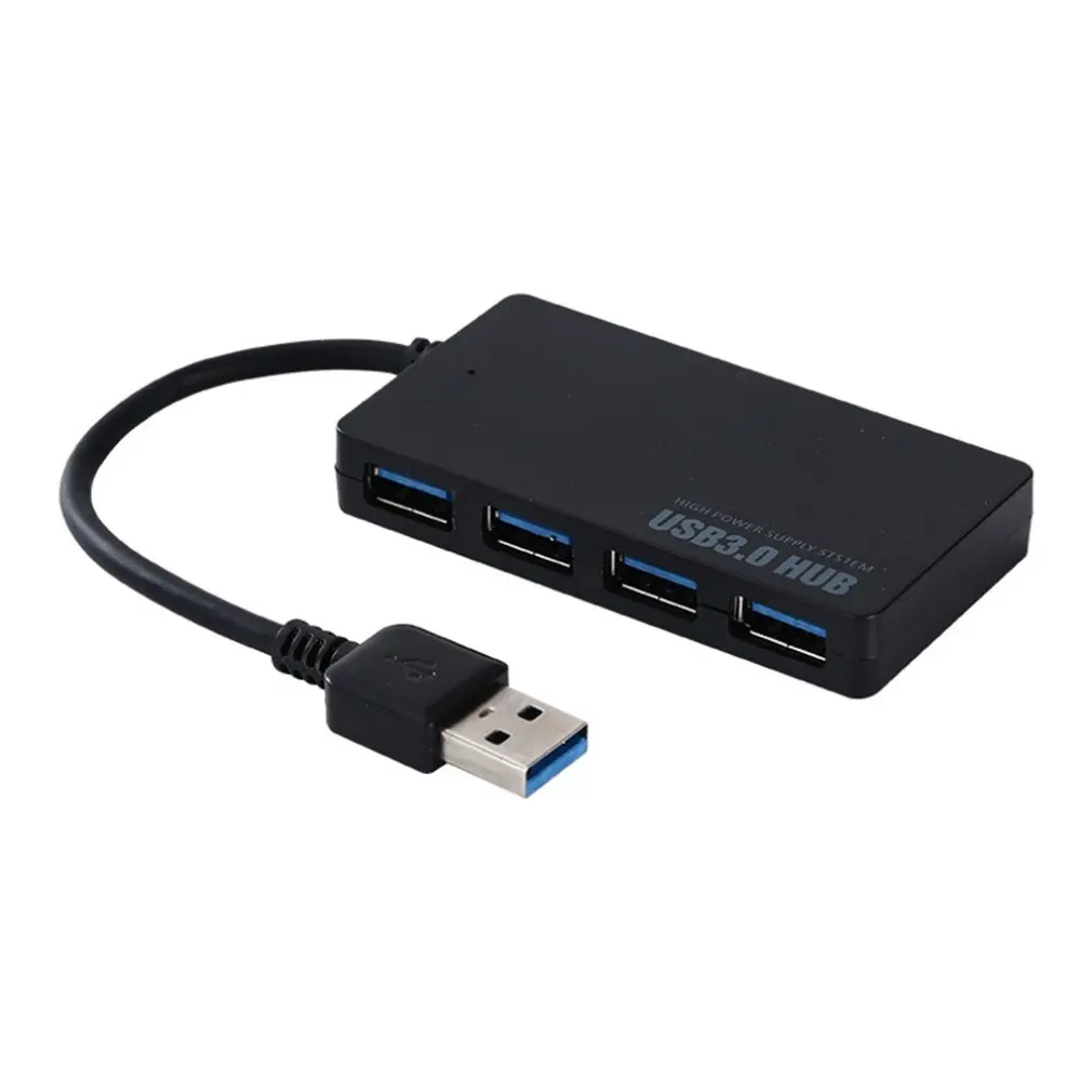 USB 3 0 концентратор ультра тонкий 4 портовый разветвитель цельнокроеное