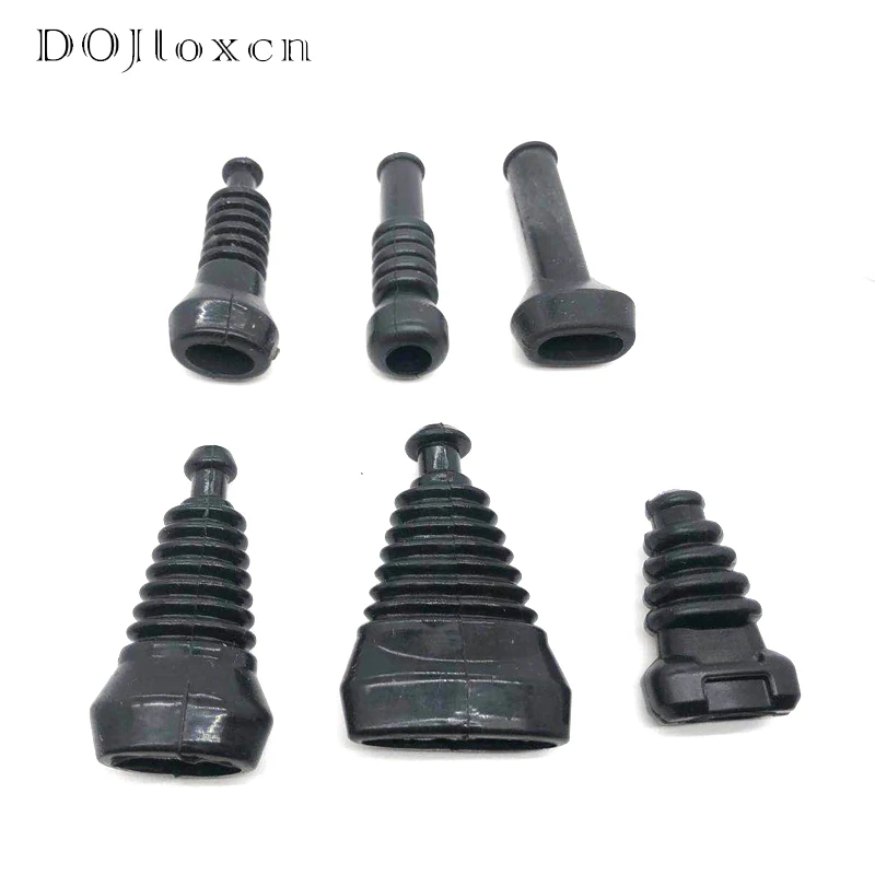 5 Pcs 2/3/4/5/6 Pin Waterproof Automotive Wire Cover Rubber Boot Cap For Amp Tyco Connector Series DJ7021-1.5