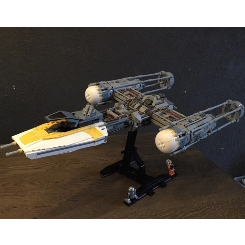 Цена 2019 Звездные войны Y wing Fighter фигурки Звездные войны строительные блоки наборы Кирпичи Классические модели наборы детские игрушки Marvel совмест...
