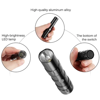 

White Light LED Flashlight TorchFlashlight Torchlight LED Lamp Camping Light