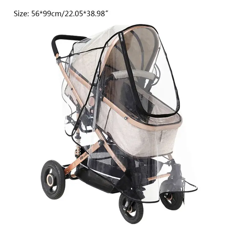 Universal Stroller Rain Cover Trolley Umbrella Raincoat Baby Car Weather Shiel