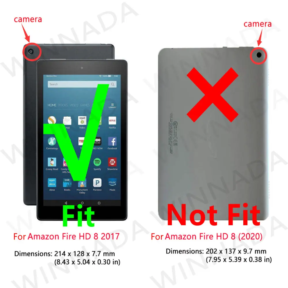 Чехол для Amazon Kindle Fire HD 8 2017 чехол HD8 2018 детский защитный планшета Ручной из ЭВА