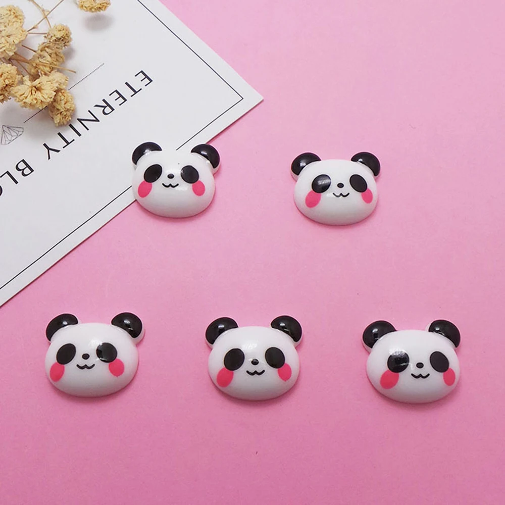 10 Pcs/lot Slime Charms for Slime Supplies Filler DIY Polymer Cute Panda Accessories Toy Model Tool for Kids Toys Gift