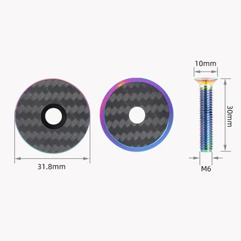 

Parts Headset Cap Set Bolt M6*30mm MTB Bike bicycle Stem Top Titanium Alloy