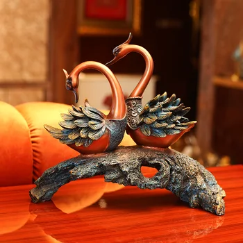 

bei ou shi Room Adornment Cabinet Living Room Decoration Home Accessories qing lv e Gift