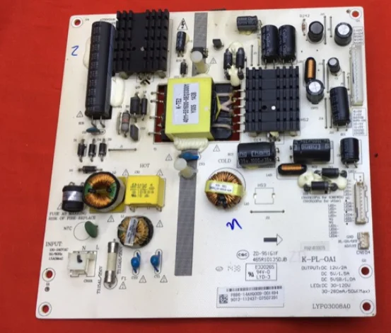

Original power supply board LED4253 LYP03008A0 465R1013SDJB K-PL-0A1 Used board