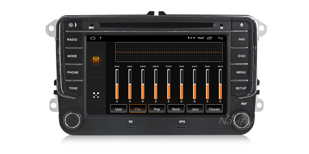 Discount Android 8.1 2 DIN Car multimedia DVD player for VW Volkswagen PASSAT B5 B6 POLO GOLF 5 6 MAGOTAN CC BORA TIGUAN GPS Navigation 17