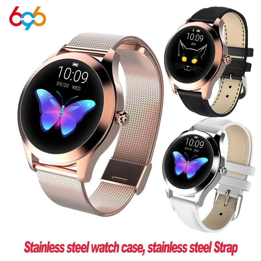 KW10 KW20 Smart Watch Women 2018 IP68 Waterproof Heart Rate Monitoring Bluetooth For Android IOS Fitness Bracelet Smartwatch