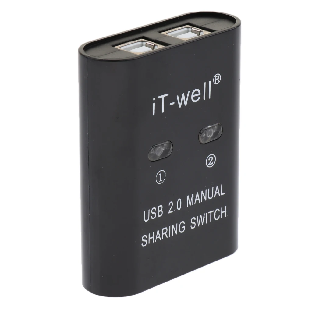 USB 2 0 ручной переключатель для совместного использования KVM селектор порта