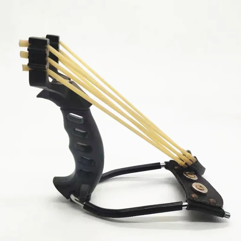 Powerful Hunting Slingshot with Wrist Rest, Outdoor Hunting, All-Metal Material, Large Slingshot for Fishing and Pitchi 6
