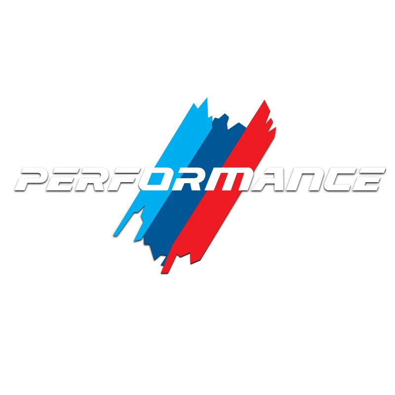 

For BMW e90 e46 e60 f30 f20 G30 G01 X1 X2 X3 M3 M5 Car Decal Sticker M performance Car Rear Window Sticker Interior Decoration