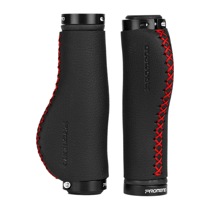 

Promend Bicycle Grips Anti-Skid Comfortable Fiber Leather Bike Handlebars Grips Lock-On Mountain Bike Handle Bar Grips
