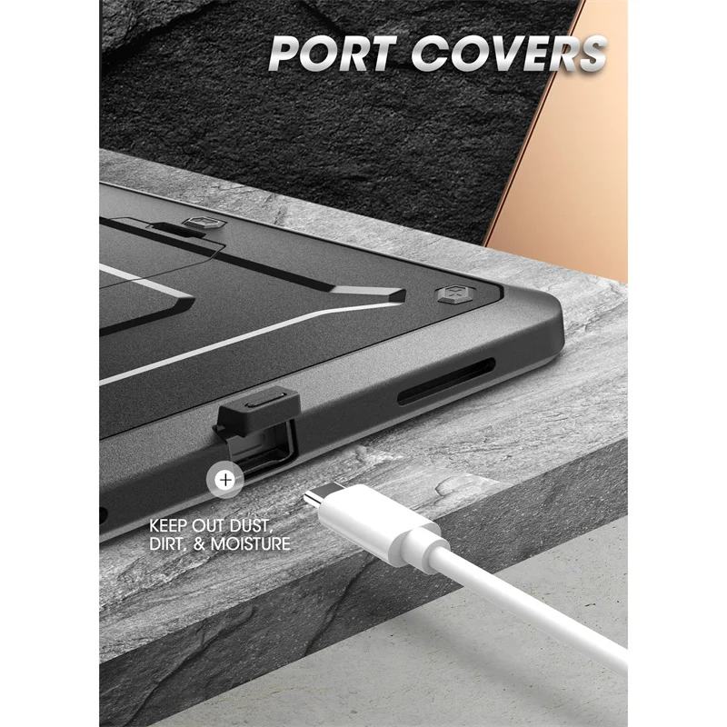 Supcase para Ipad Pro 12.9 Case 2023 2023 2023 ub Pro-corpo Inteiro Robusto Kickstand Case de Proteção com Protetor de Tela Embutida - Imagem 4