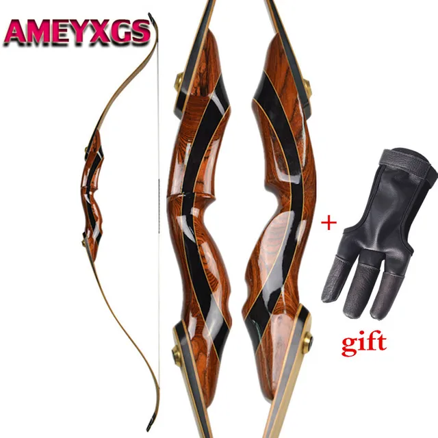  US $174.47 55lbs Archery Takedown Recurve Longbow Right Hand American Hunting Outdoor 