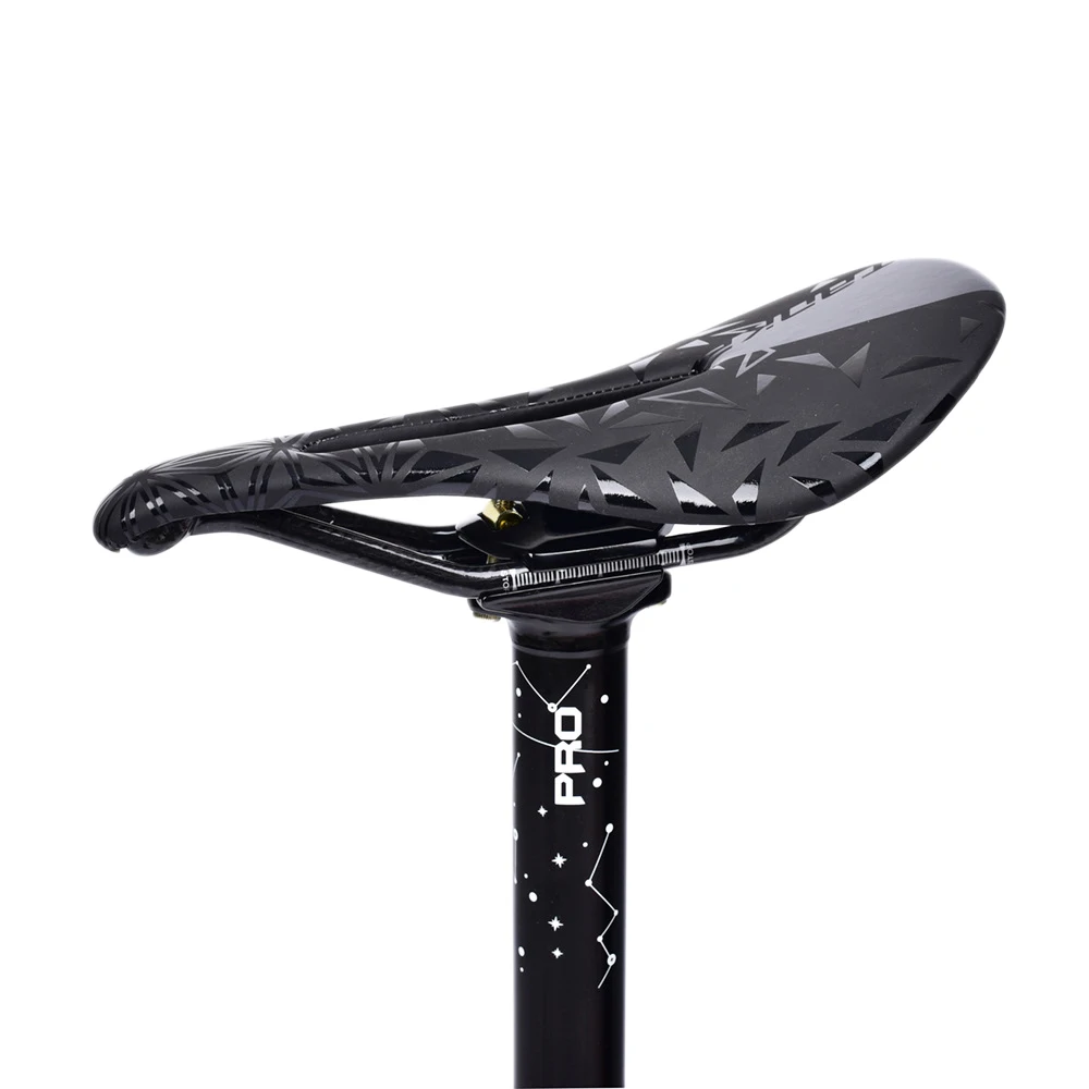 Coussin De Selle De Vélo WEST BIKING - Fibre Nylon Et Cuir - VTT, Route, Triathlon