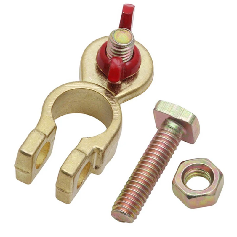EAFC Car Battery Terminal Connector Clip Quick Release Brass - Image 5