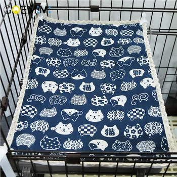 

Dog Cat Hammock Pet Supplies Cat Sleeping Seat Cat Cage Breathable Double-sided Available Warm Mat Rest House for cats
