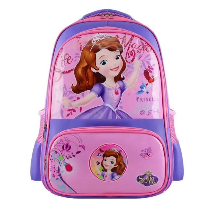 Disney Girl-mochila escolar de Sofía para niños, mochila de princesa para guardería, mochilas para adolescentes impermeables
