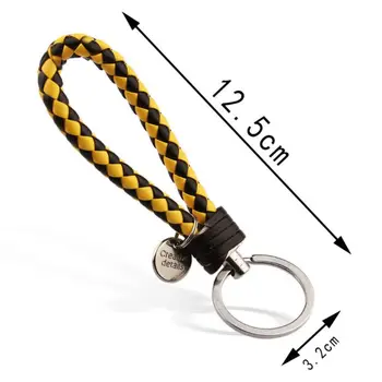 

Car Key Chain Motorcycles Scooters and Cars Key Fobs Leather Rope Key Ring R2LC