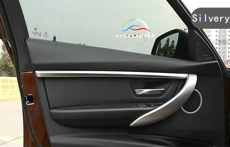 Для 3 4 серии 3GT F30 F34 13-18 внутренняя дверная ручка внутренняя дверная молдинги полоса центр Мультимедийные кнопки панель Крышка отделка
