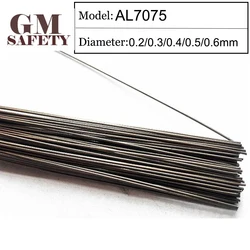 Fil de soudage GM AL7075 de 0.2/0.3/0.4/0.5/0.6/200mm, remplissage de soudure Laser en aluminium, pièces/1 Tube 