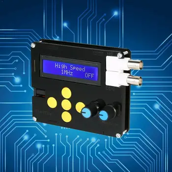 

DDS Function Signal Generator Sine Square Triangle Sawtooth Wave LCD Low Test Line Diaplay Frequency Clip I0I1