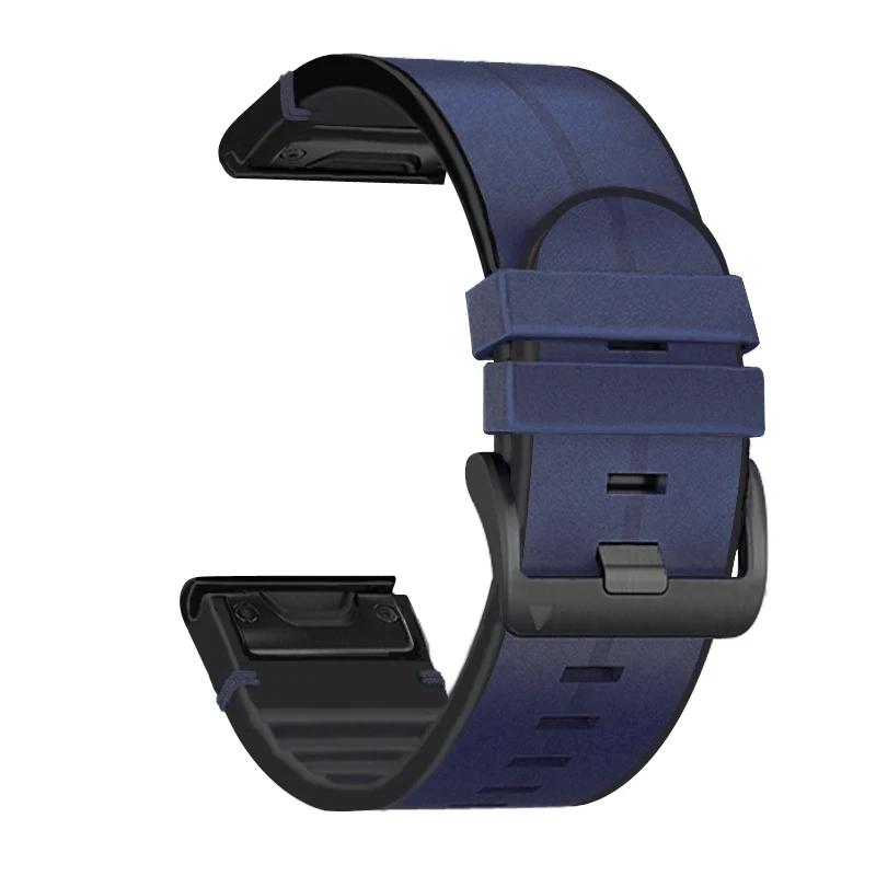 22 26mm Quickfit Smart Watch Straps For Garmin Fenix 7 7X 6 6X Pro 5X 5 Plus 3HR 935 945 Genuine Leather Band Silicone Wristband26 22mm Watchband For Garmin Fenix 7 7X 6 6X Pro 5 5X Plus 3HR Silicone Band Fenix6 Fenix5 Watch Quick Release Easyfit Wrist StrapWatch Strap For Garmin Fenix 5 6 5 Plus 6 Pro/Forerunner 935 GPS Quick-Release With Stylish Sports Silicone Wrist Strap26 22 20mm Watchband For Garmin Fenix 6 6X Pro 5 5X Plus 3HR Silicone Band Fenix6 Fenix5 Watch Quick Release Easyfit Wrist  