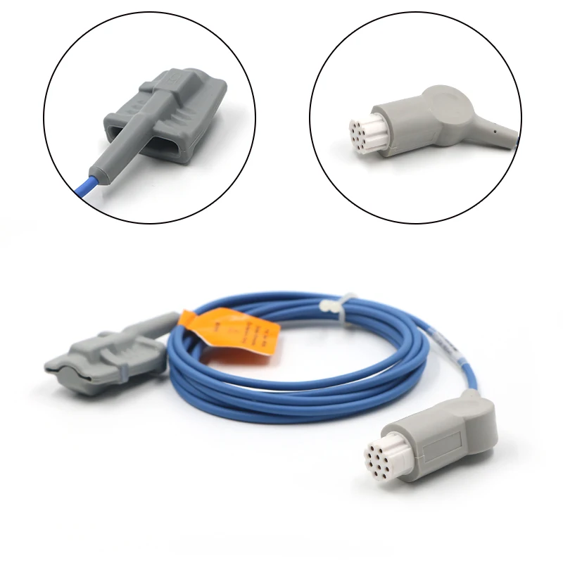 BERRY многоразовый датчик Detax 10 контактов spo2 3 м