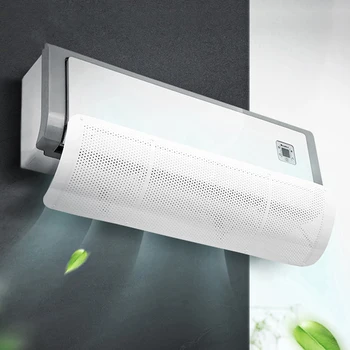 

Home Adjustable Air Conditioner Cover Windshield Air Conditioning Baffle Shield Wind Guide Anti-Wind Shield New Home Office