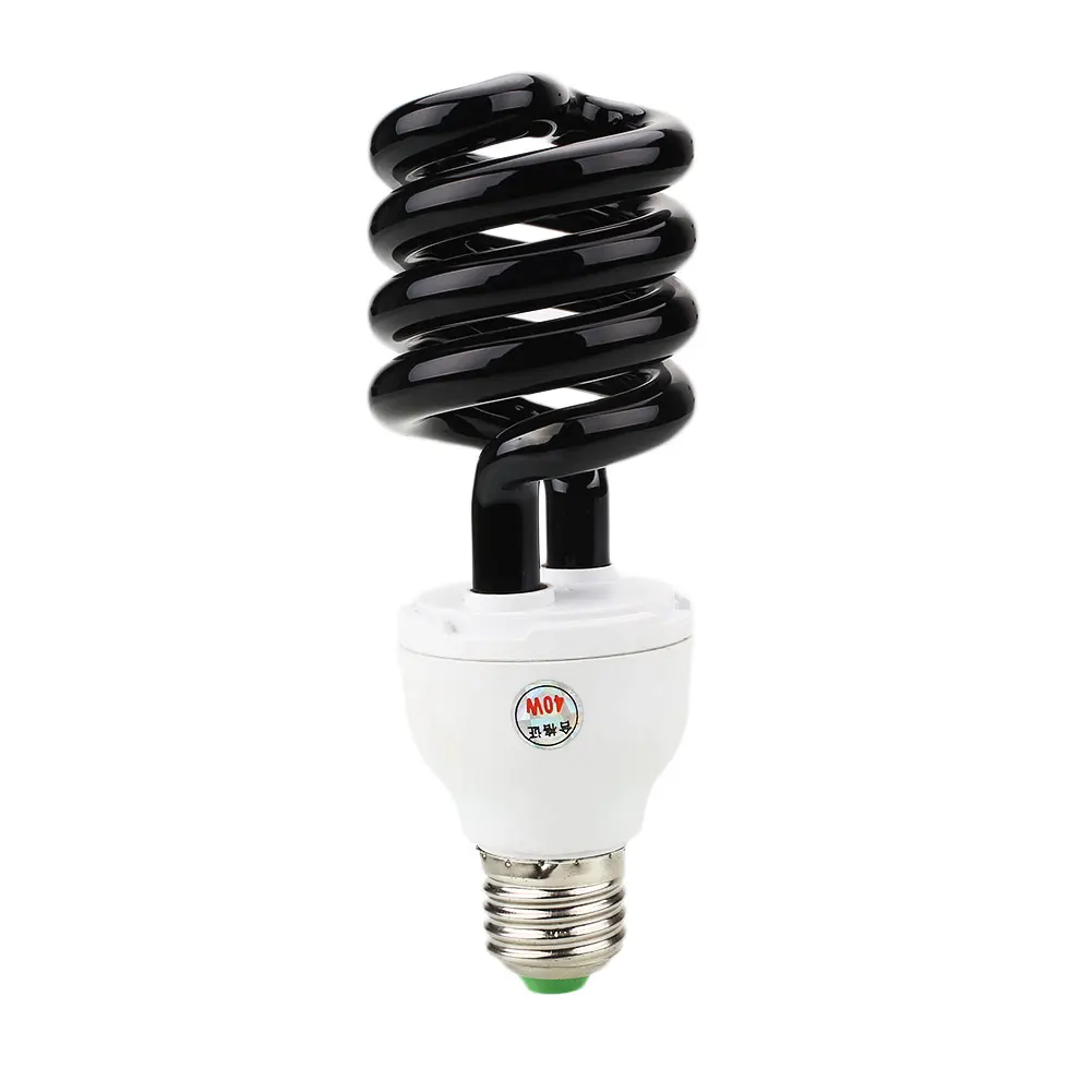 

Light Fluorescent Ultraviolet E27 40W Bulb UV Lamp Energy Saving Bright AC220V