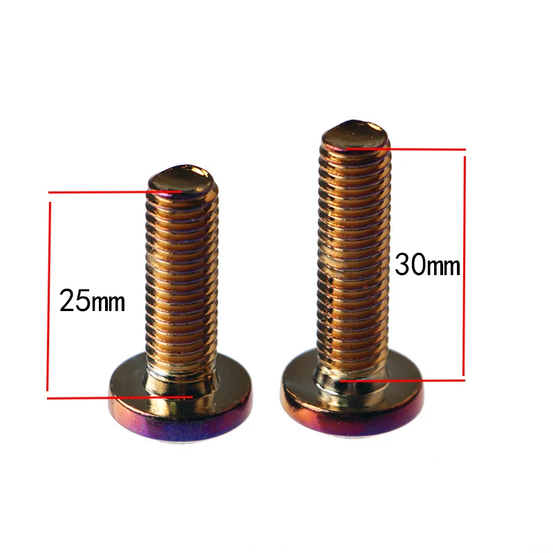 3 Pcs Motorcycle Brake Disc/rotor Screws Bolts M8*1.25mm*25mm/30mm Carbon Steel Universal For Honda Yamaha Kawasaki Suzuki motorcycle bolt screws