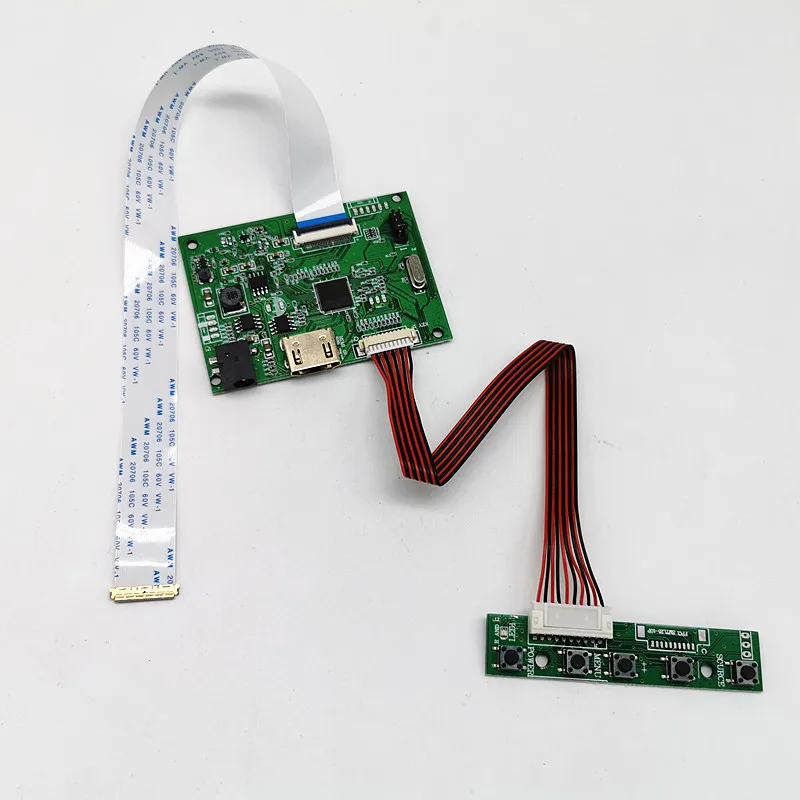Kit de Módulo de Toque Capacitivo Hdmi para Linux Android Win7 810 Tela Lcd para Carro Raspberry pi Módulo Plug And Play - Imagem 3