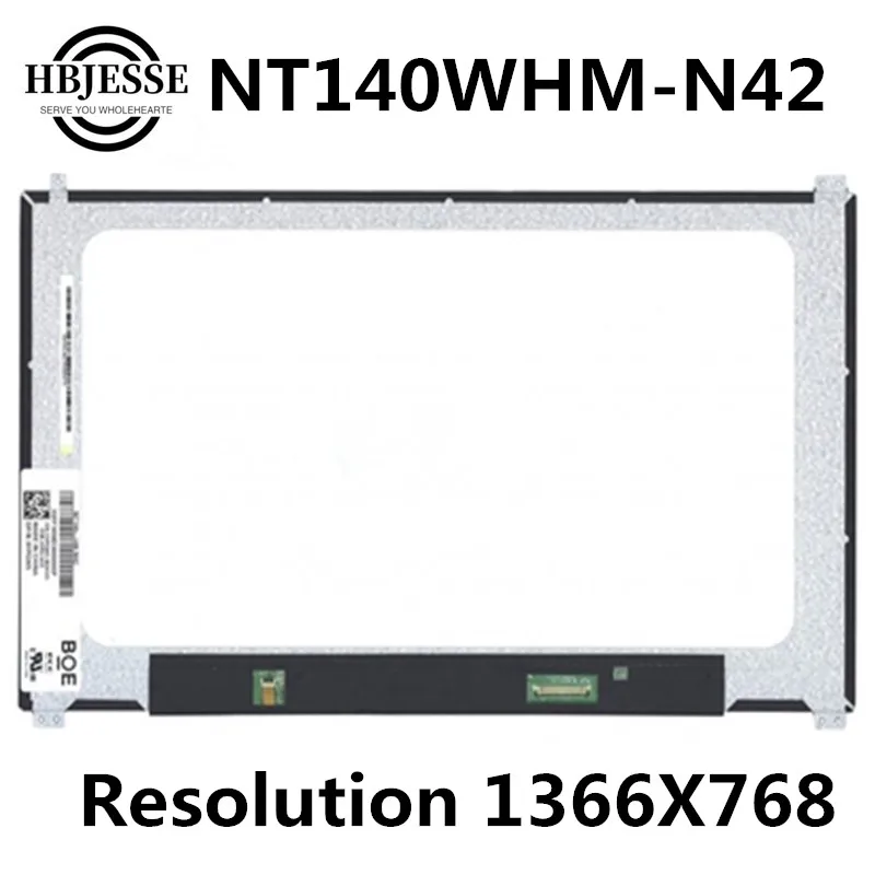 Оригинальный ЖК-экран HD для Dell Latitude 7490 фотосессия NT140WHM N42 1366X768 14 0 дюйма 30
