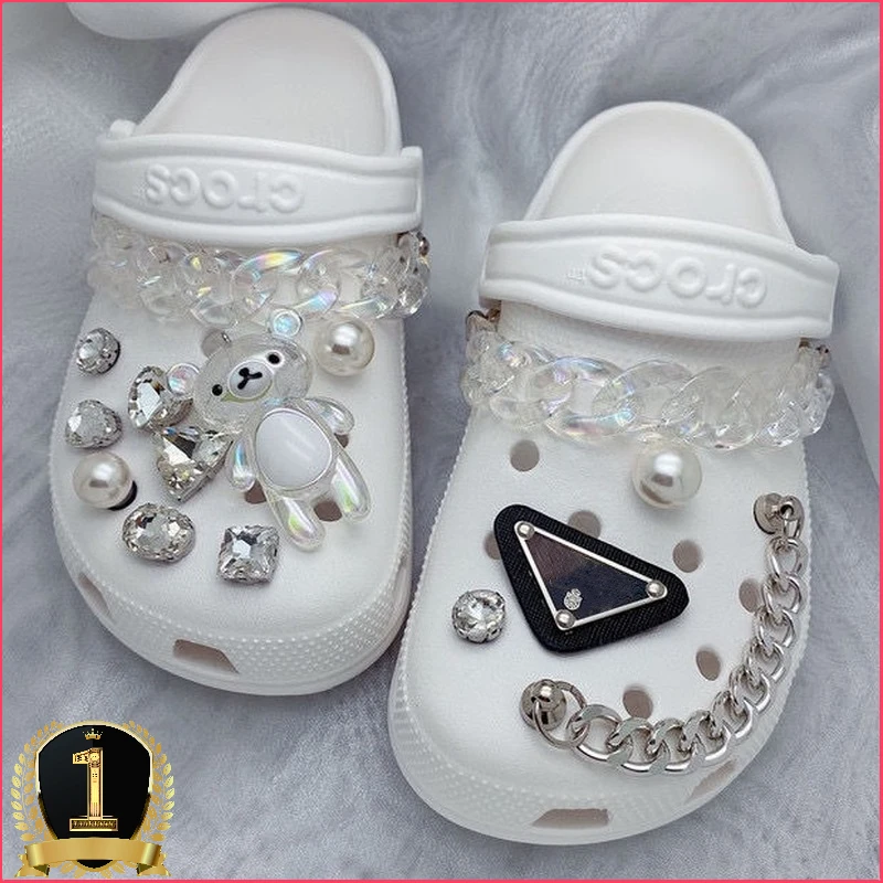 15 Uds de diamantes de imitación de oso de cocodrilo, dijes diseñador DIY, decoración de zapatos, dijes zuecos de cocodrilo, regalos para niños, y niñas|Decoraciones de calzado| - AliExpress