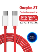 Original Oneplus Warp cargo 65W cargador rápido tipo C a USB-C Cable para uno más 9 pro 9R 8T Nord 2 5G para ipad xiaomi macbook