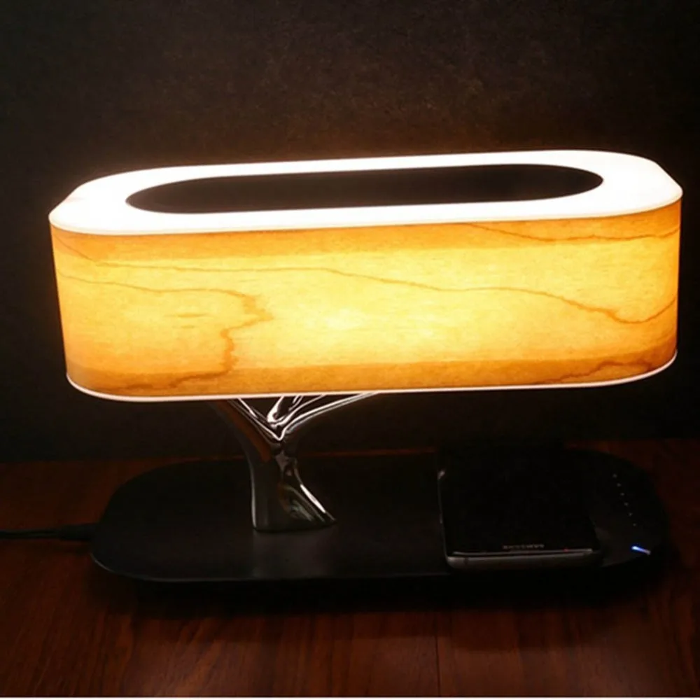 Lâmpada de Cabeceira sem Fio Hotel Nova Casa Original Carregador Telefone Inteligente Bluetooth Alto-falante Quarto Convidado Multifuncional Lâmpada Mesa 8 quarto convidado multifuncional lâmpada mesa