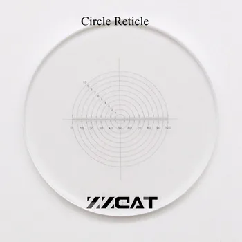 

Eyepiece Micrometer For Microscope Concentric Circle Reticle Diameter 20.4mm Model CAT966