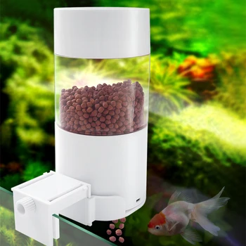 

500ml Automatic Timer Feeder Aquarium Digital Electrical Fish Tank USB Fish Feeder Tools Portable Ultra-silent Memory Function