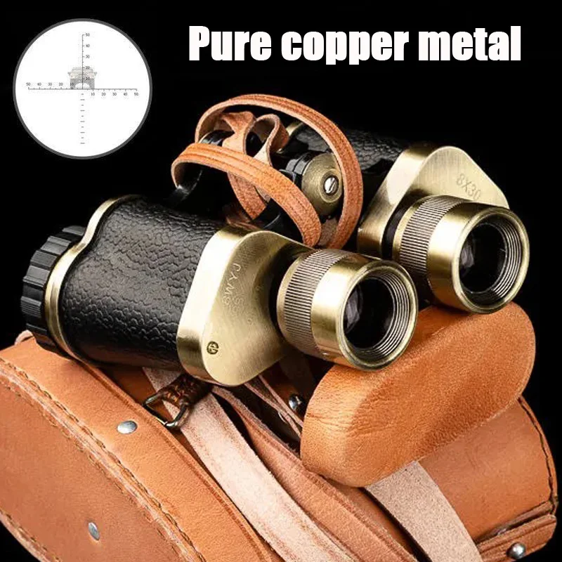 Powerful Binoculars Pure Copper 8x30 Type 62 Bak4prism Telescope Full