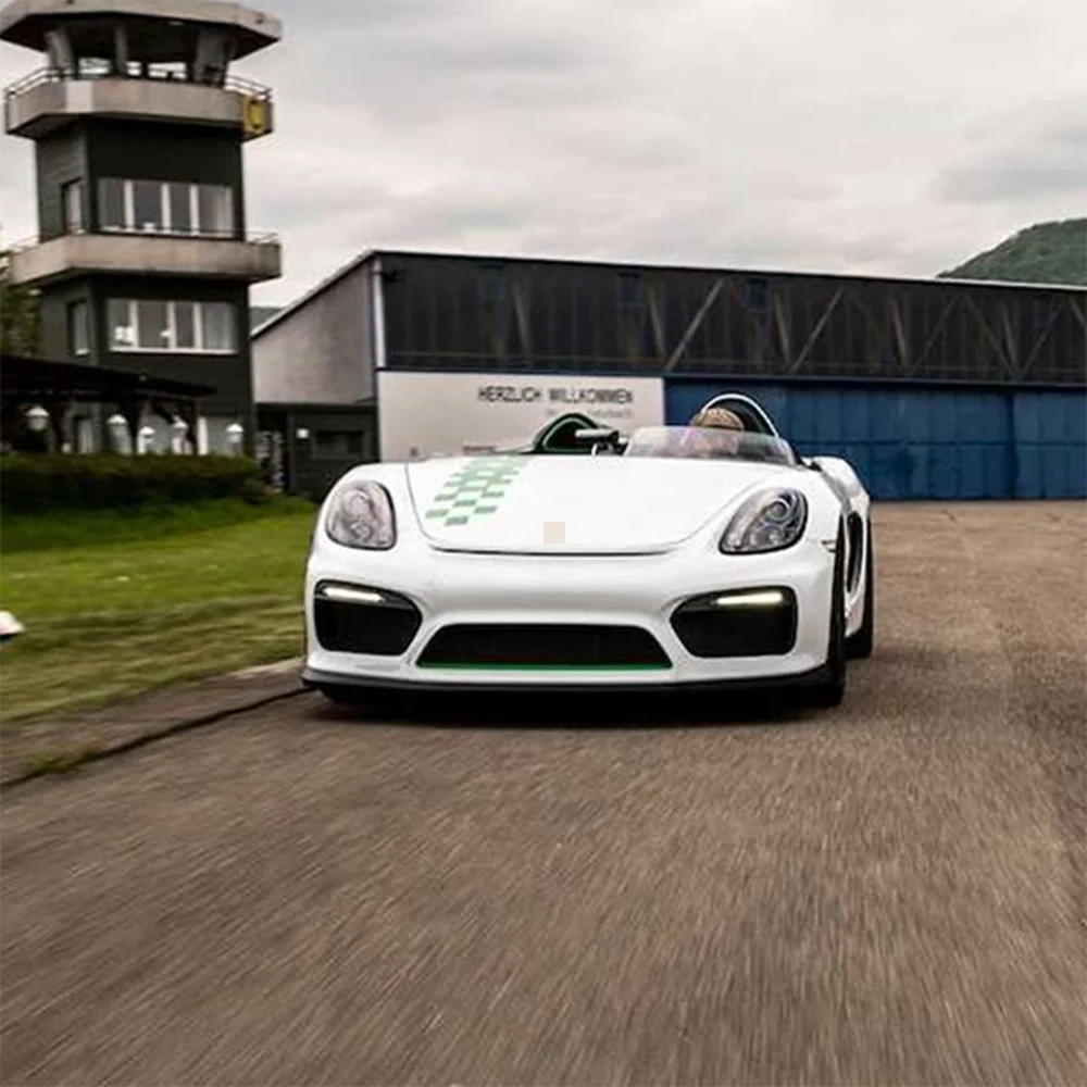 Для Porsche Cayman 981 фары объектив автомобиля фары Крышка Замена Прозрачный авто оболочка Крышка