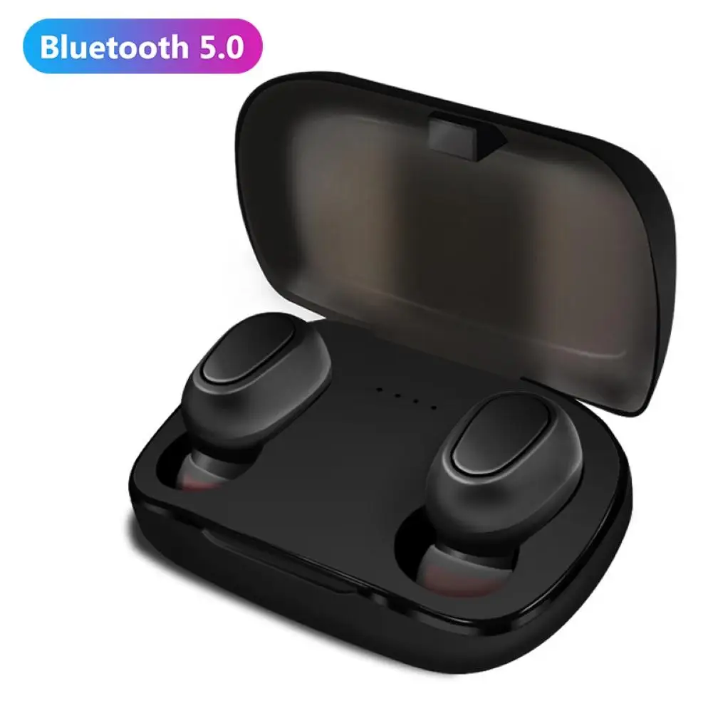 5 0 True Wireless Bluetooth Headphones Earbuds Touch Waterproof Sports Earpiece 3D Stereo Sound headsets with Charging Box 
