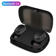 5 0 True Wireless Bluetooth Headphones Earbuds Touch Waterproof Sports Earpiece 3D Stereo Sound headsets with Charging Box 