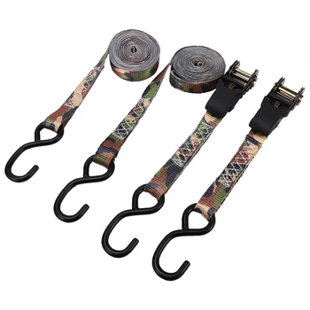 

14.7 Feet Off-Road Vehicle Roof Tensioner Straps Luggage Straps with Straps Self-Driving Travel Equipment Straps