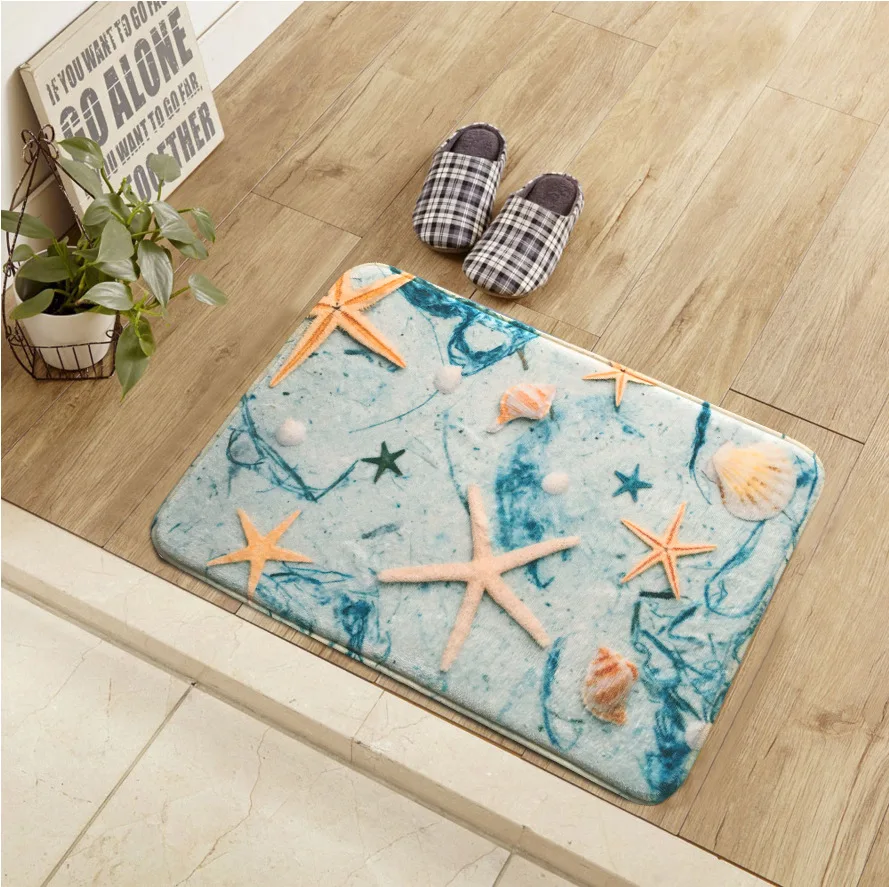 European Style Decorative Pattern Mat Hot Selling Doorway Door Mat American Vintage Rug