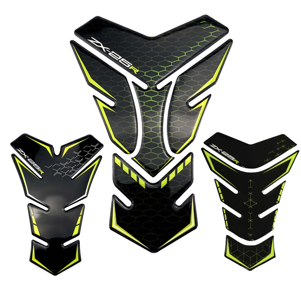 

Наклейка для корпуса мотоцикла, защитная подкладка для топливного бака, ZX-25R 3D резиновая Водонепроницаемая декоративная Нескользящая наклейка для Kawasaki ZX25R